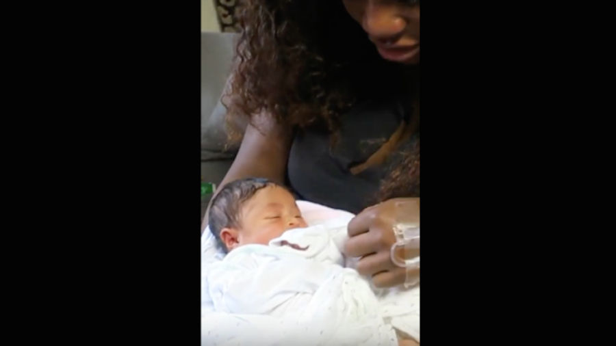 Serena Williams Shares Baby Video, Says Newborn Daughter Already Has One Grand Slam Title