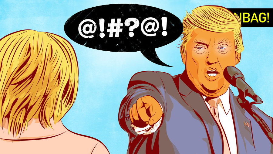 What Happens If Trump Calls Hillary A "Bitch" During The Debate?