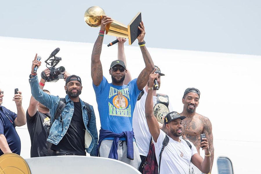 LeBron Had More Important Things To Do With His Shirt And Hat Than To Promote Nike