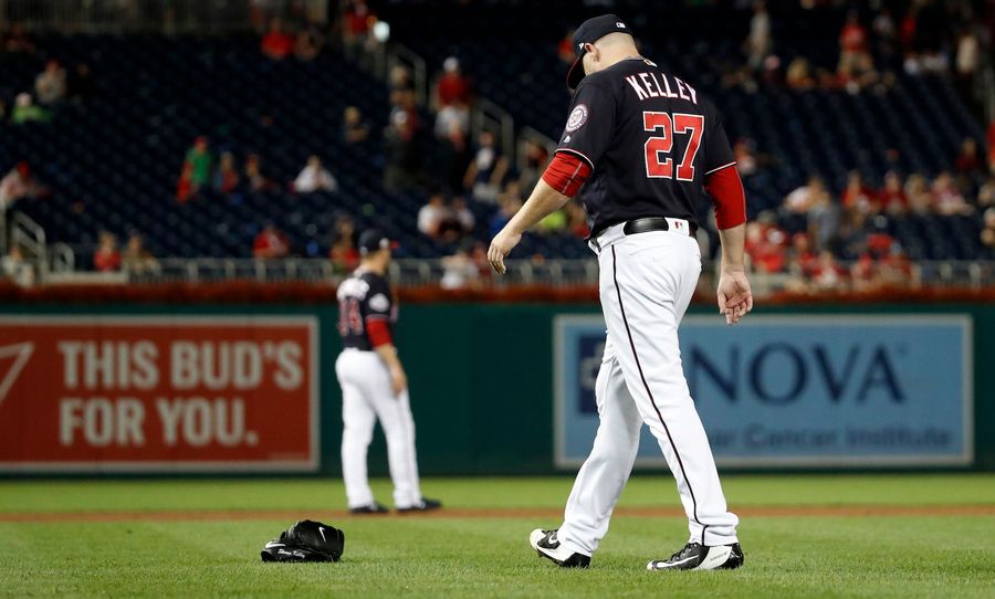 Shawn Kelley&#39;s Glove-Throwing Meltdown Will Cost Him His Spot On The Nationals