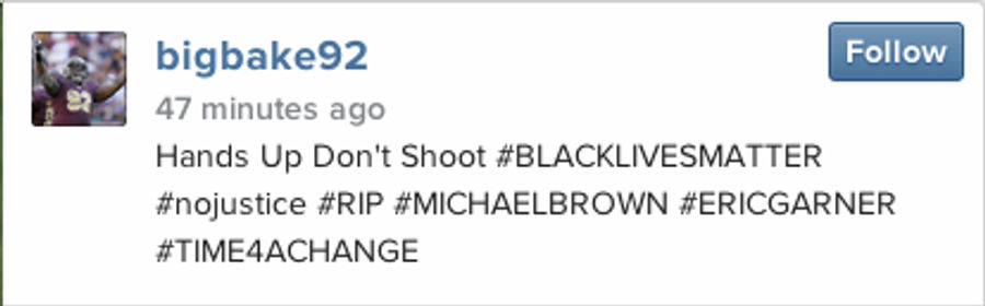 Chris Baker Confirms His "Hands Up, Don't Shoot" After Earning A Sack