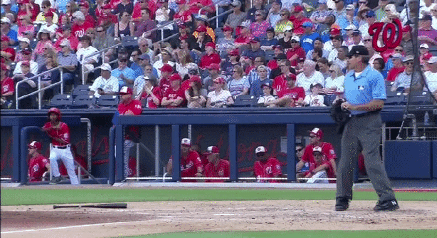 Asdrubal Cabrera Got Ejected While Running To First