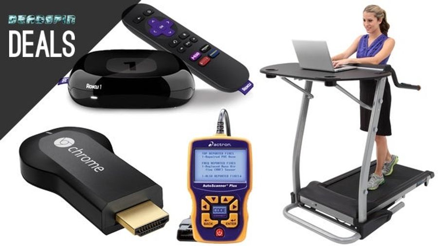 Give Your TV a Brain, Fix Your Car, Walk While You Work [Deals]