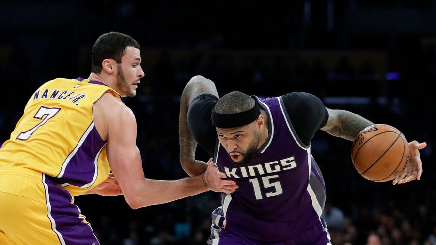 DeMarcus Cousins Chokes Up At Goodbye Party In Sacramento