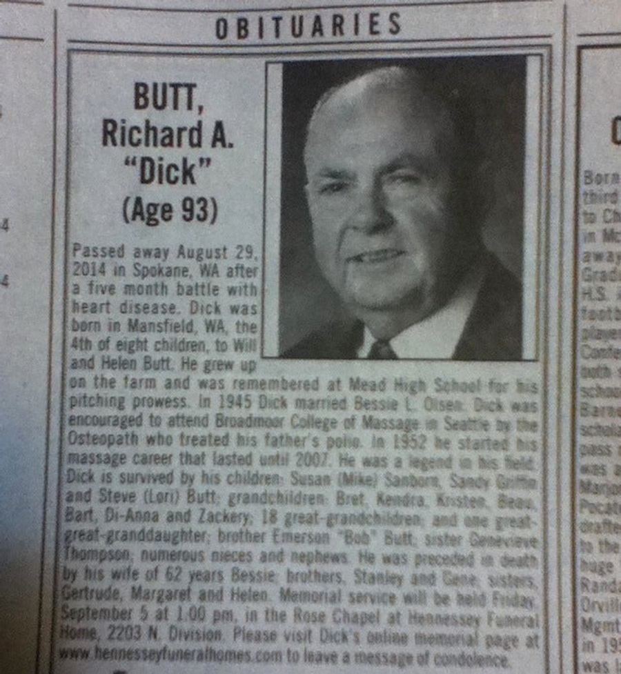 RIP, Dick Butt
