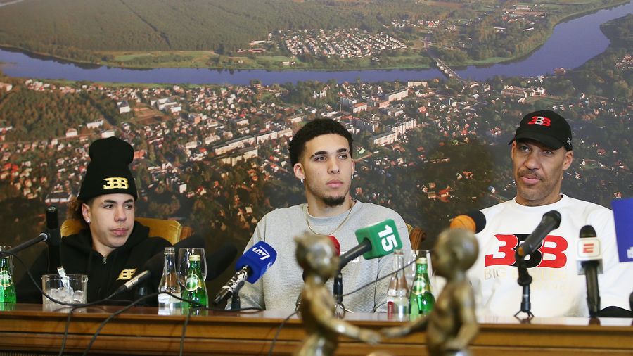 Ball Family Baltic Basketball Circus Halted By Disallowed Reality Show Cameras