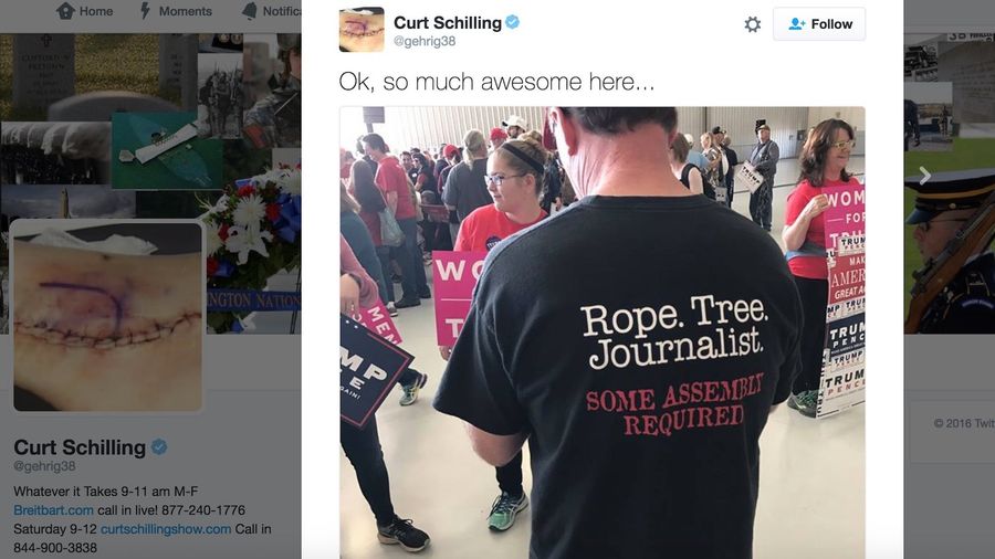 Curt Schilling, World Series Hero, Wants Me Dead<em></em>