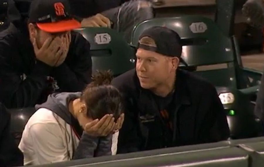 Giants Fan Grabs Fair Ball, Possibly Ruins His Own Life