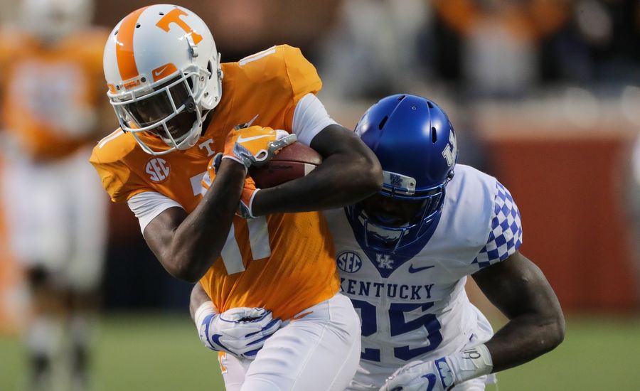 Tennessee WR Who Joked About Upset Loss To Georgia State Suddenly No Longer On Team