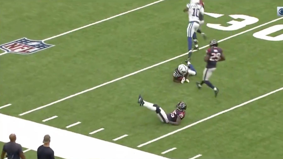 T.Y. Hilton Fakes Being Down To Score A TD