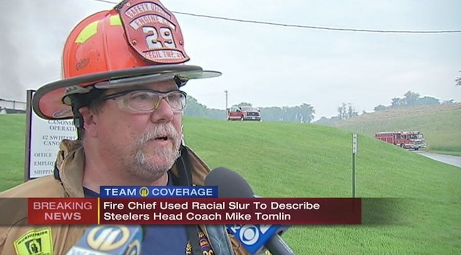 Pennsylvania Fire Chief "Embarrassed" He Called Mike Tomlin The N-Word On Facebook