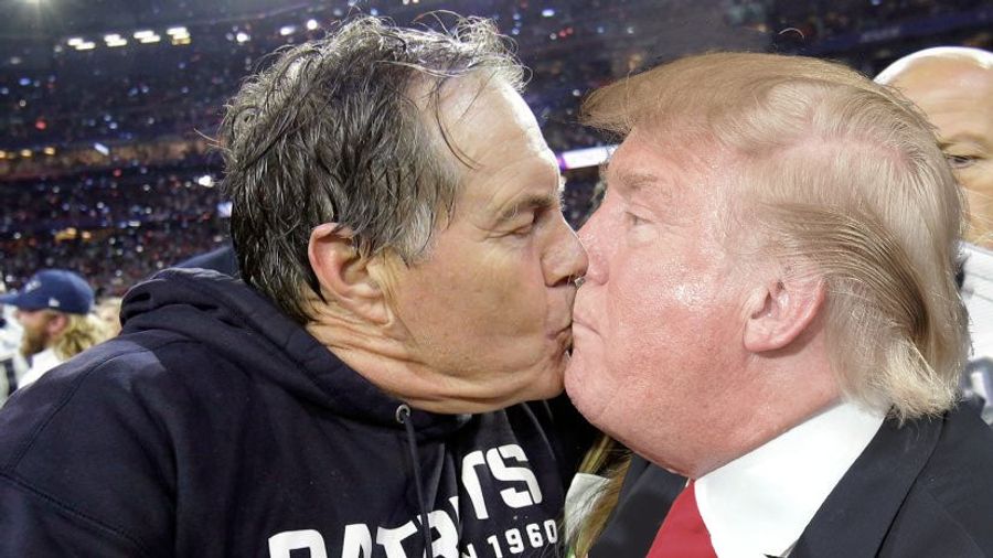 Donald Trump Says Bill Belichick Once Kissed Him And Said "I Love You"