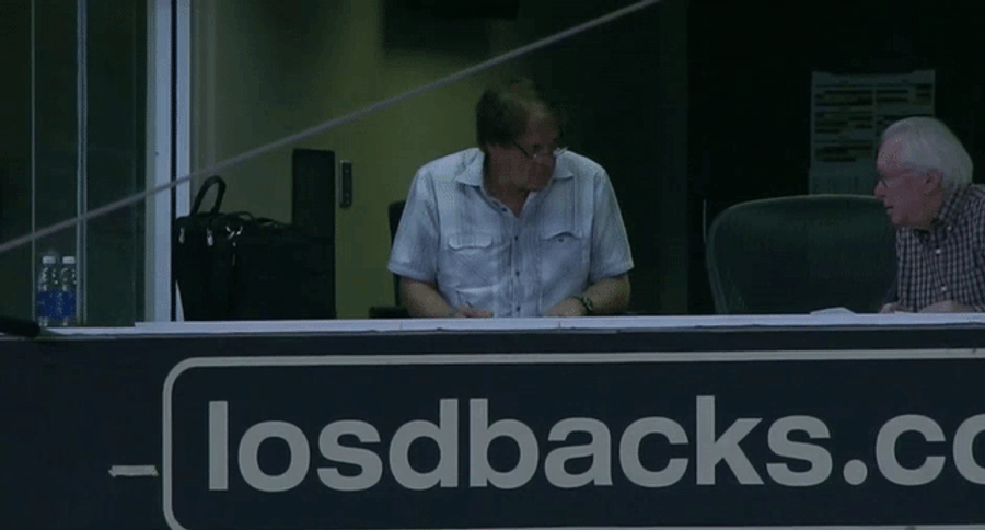 Tony La Russa Enjoys Baseball Game