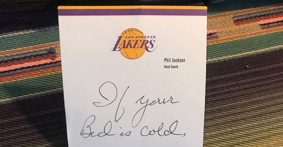 Did Phil Jackson Leave This Flirty Note In A Cabin?