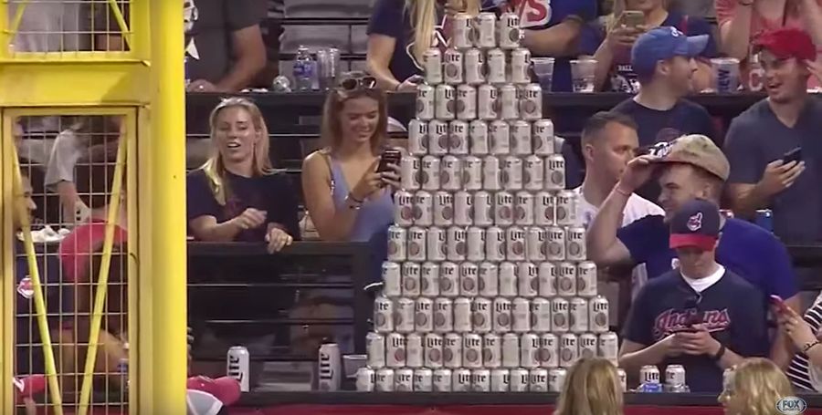 MLB On Colossal Beer Pyramid: "Wow"