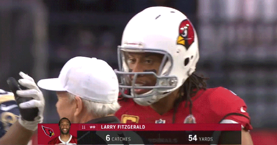 Larry Fitzgerald Says Ndamukong Suh Poking Him In The Eyes Was Just &quot;Clowning&quot; 