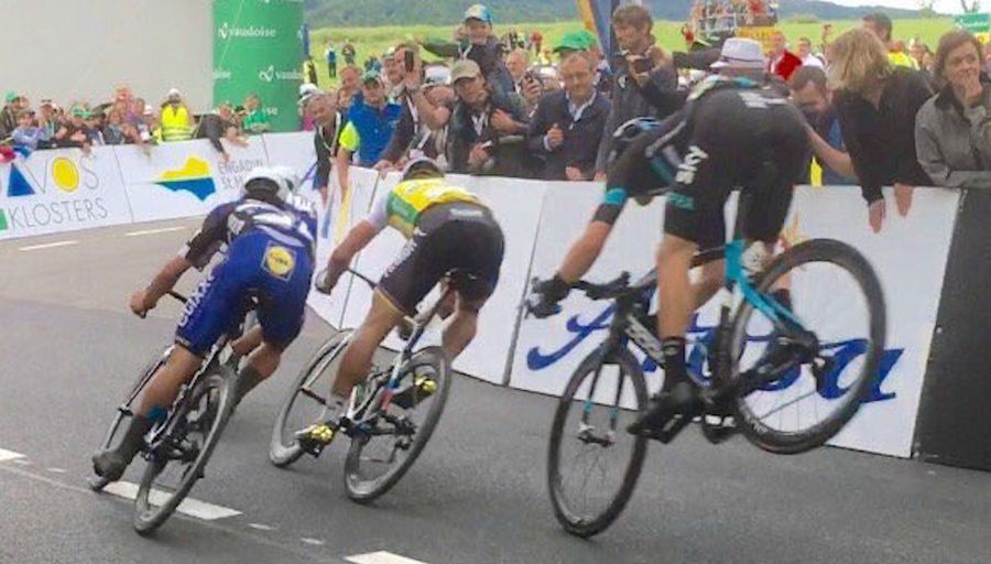 Just How In The Hell Did This Guy Not Crash?