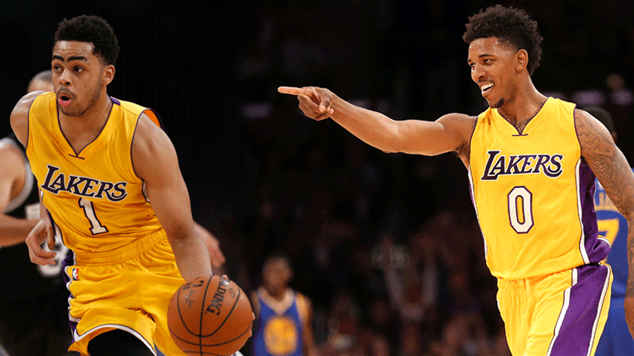 Celebrity Fight Referee: D’Angelo Russell and Nick Young Race to the Bottom