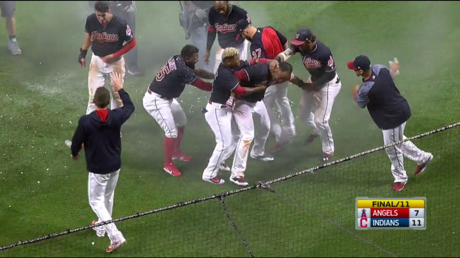 Cleveland Wins With Walk-Off Grand Slam After Blowing 7-0 Lead
