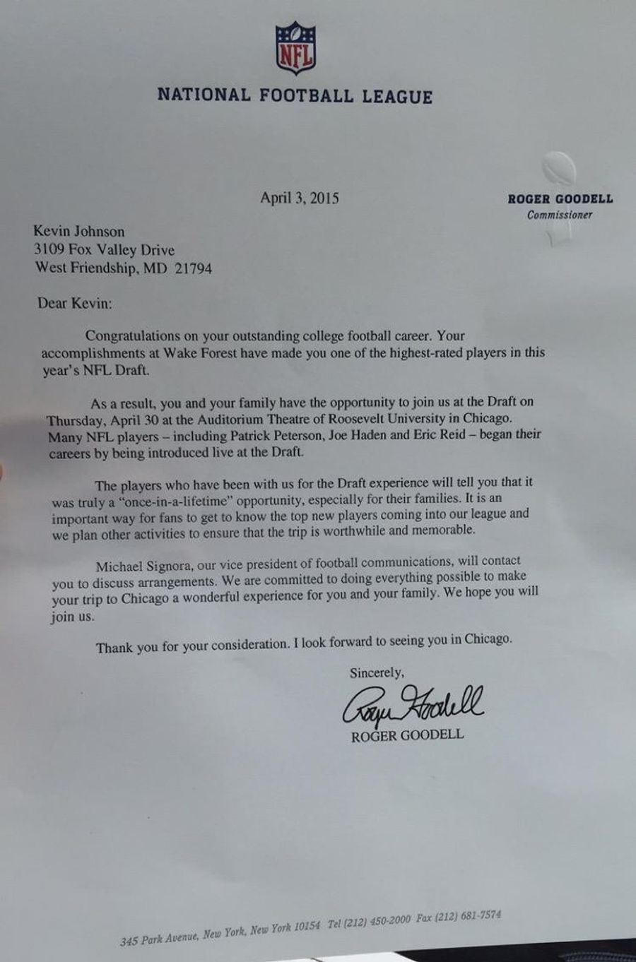 Did You Get Your NFL Draft Invite Yet?
