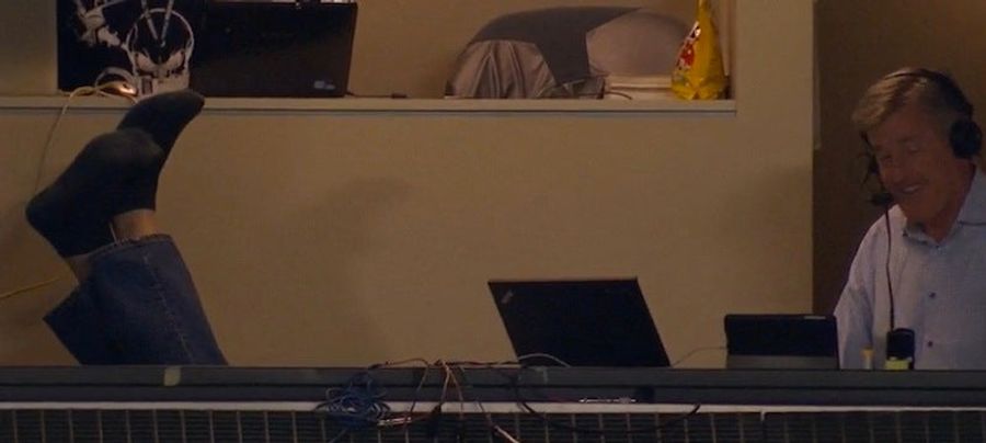 Pirates Radio Announcer Falls Out Of His Chair, Plays It Cool