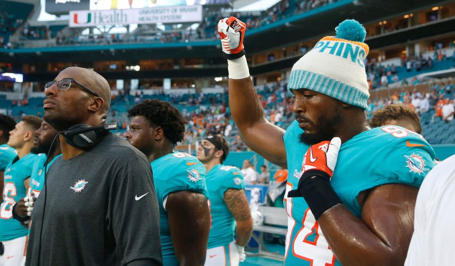 Miami Police Union Throws Hissy Fit Over Dolphins Players' Peaceful Demonstrations