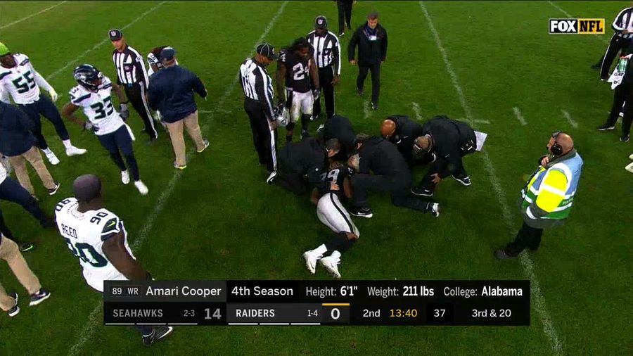 No Flags Thrown After Helmet-To-Helmet Hit On Amari Cooper