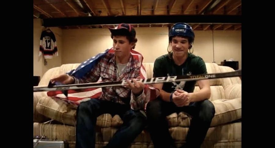 Witness Young Dylan Larkin Shooting Pucks In A Basement And Getting Amped About His Sick Snipes