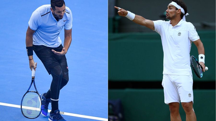 Two Belligerent Tennis Men Struck With Heavy Fines