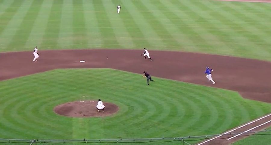 Minor League Team's Double Play Made Possible By Magical Bounces<em></em>