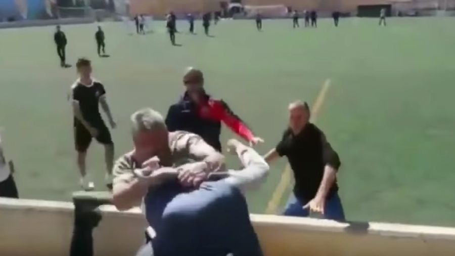 Spanish Soccer Dads Celebrate Father's Day By Beating Each Other Up