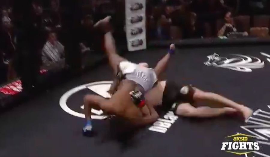 MMA Fighter Knocks Himself Out Trying To Throw His Opponent Down