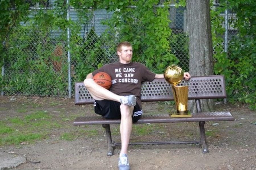 Matt Bonner Brings Larry O'Brien Trophy To New Hampshire For A Day