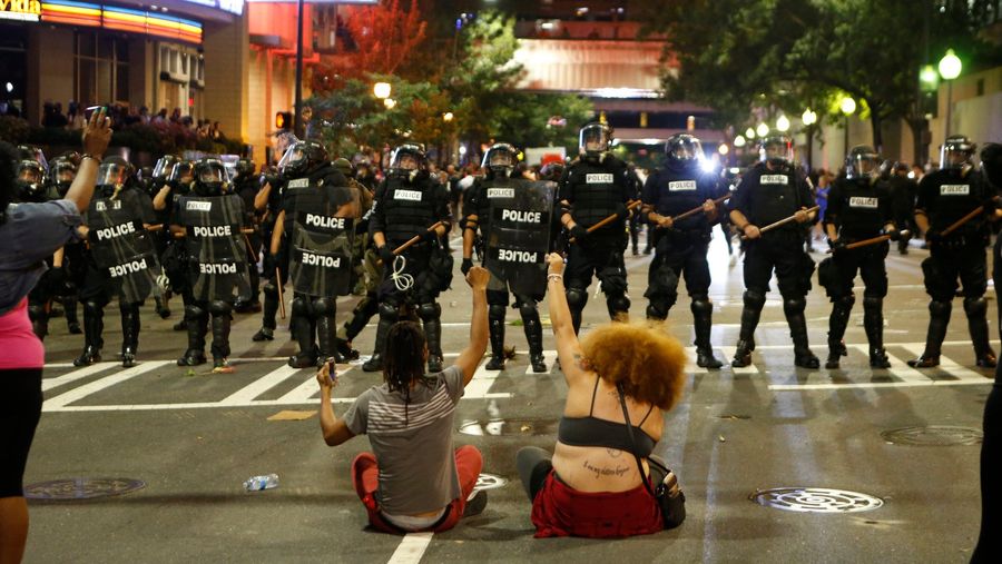 Charlotte Protests: A Night In Photos