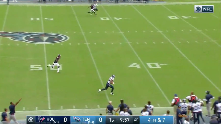 Titans Run A Very Neat Fake Punt For 66-Yard TD