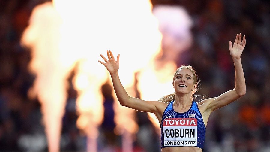Emma Coburn Wins World Steeplechase Title With Kick At Final Water Jump