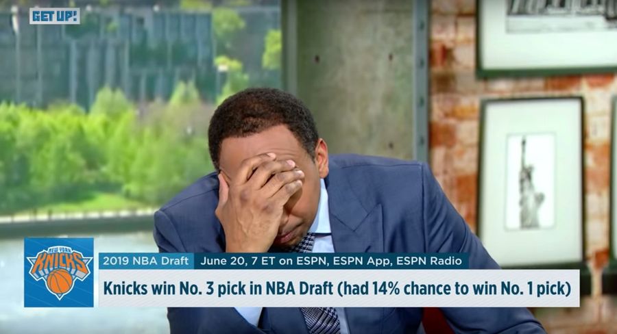 Stephen A. Smith Wrings Emmy-Worthy Performance Out Of Knicks' Lottery Agony