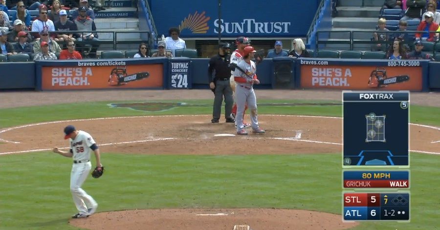 Braves&#39; Daniel Winkler Fractures His Elbow While Throwing A Pitch