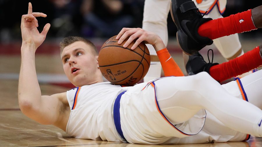 The Knicks Say Kristaps Porzingis Wasn't On Board With Their Plan, Which Is Definitely Not Just A Magic 8-Ball