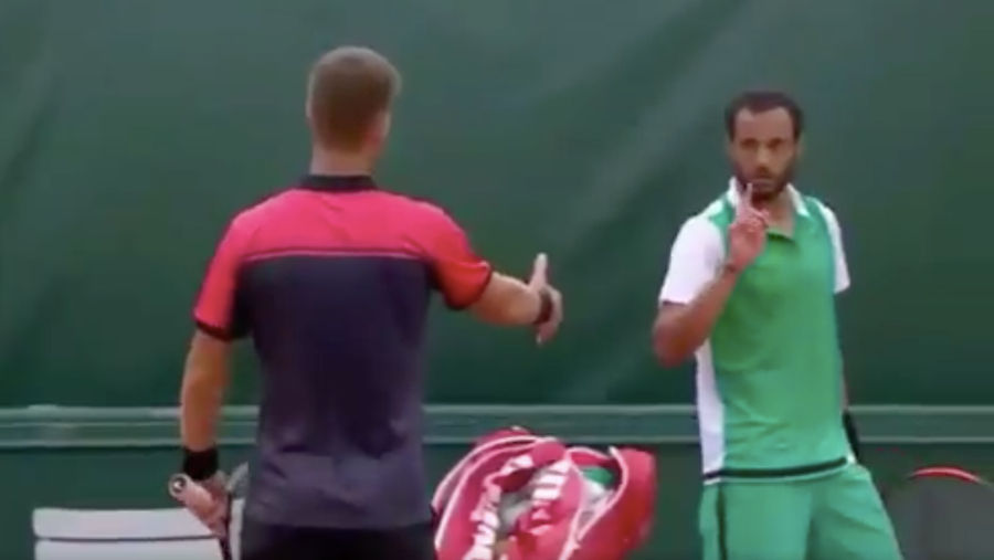 Laurent Lokoli Refuses To Shake Opponent&#39;s Hand After French Open Match