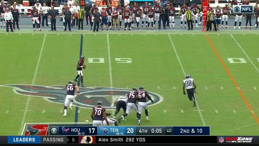 Deshaun Watson Totally Biffs Final Play, Texans Lose To Titans