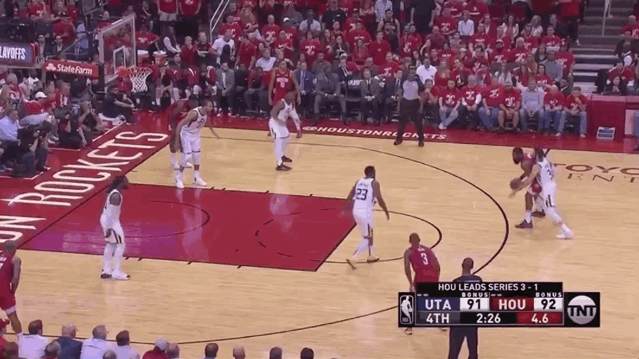 Rockets Survive Utah's Aggressive Butt Defense, Advance