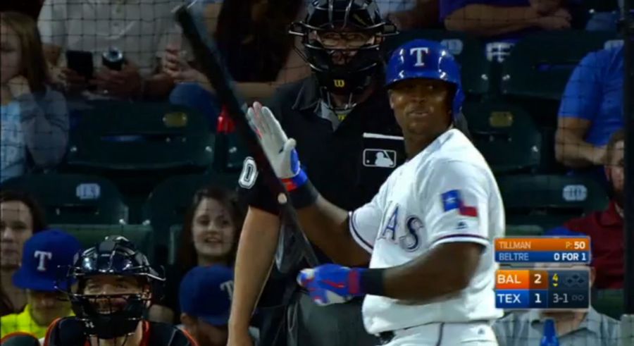 This Pitch Was So Bad That Adrian Beltre Had To Call Time To Laugh At It