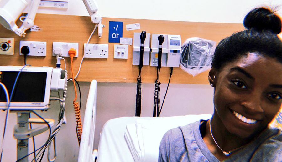 Not Even A Kidney Stone Can Stop Simone Biles
