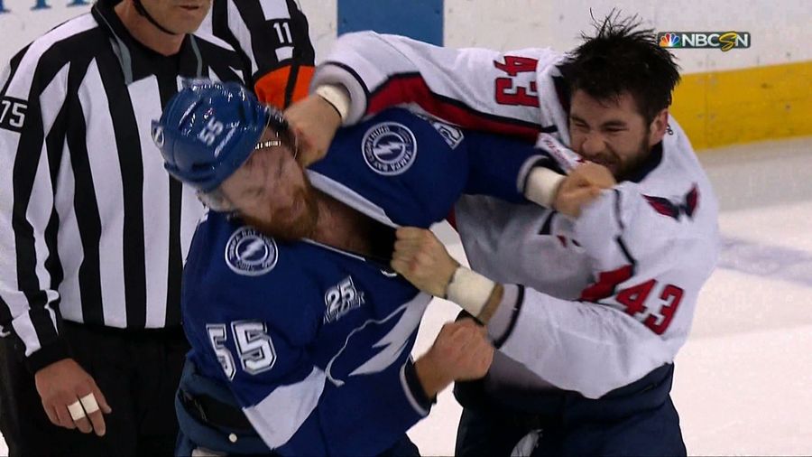 Braydon Coburn Made The Mistake Of Trying To Fight Tom Wilson<em></em>