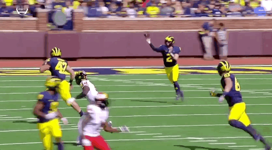 Michigan Fullback Reminds The World That Some White Men Can Jump
