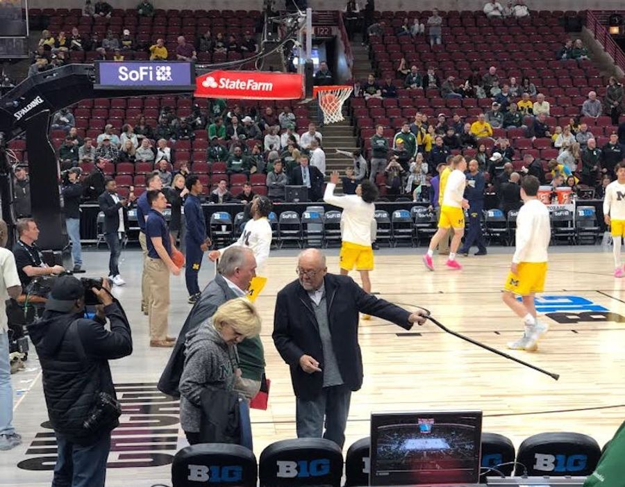 Disgraced Former Michigan State President John Engler Gets Courtside Seats For School's Basketball Games