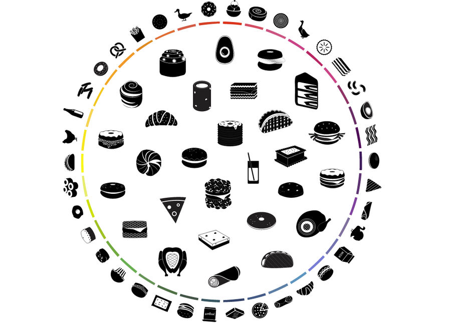 This Interactive Wheel Of Food Mashups Is Cool As Hell