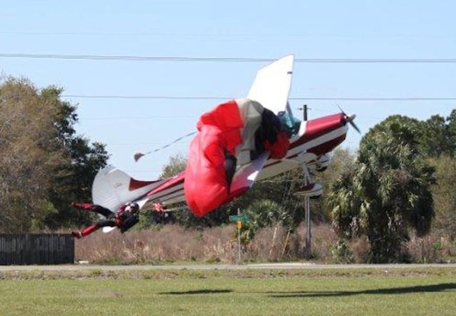 Photos: Plane Crashes Into Skydiver