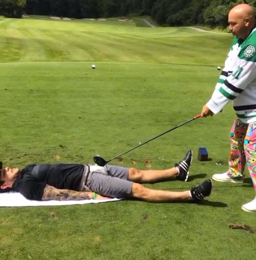 Tyler Seguin Let Someone Drive A Golf Ball Off His Crotch